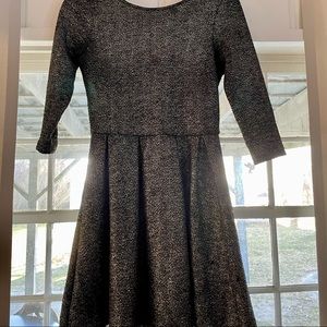 Black and Gold Dress